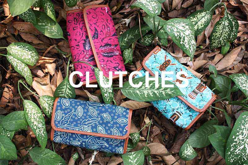 Batik Clutch Bag